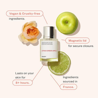 Citrus Green Apple Eau de Parfum for Women - Dossier Luxury Fragrance Spray 50ml Avelisse