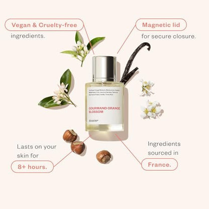 Dossier Gourmand Orange Blossom Eau de Parfum – Inspired by La Vie Est Belle – 1.7 Fl Oz (50ml) – Vegan & Paraben-Free Women's Luxury Scent Avelisse