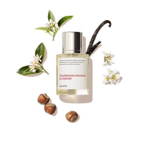 Dossier Gourmand Orange Blossom Eau de Parfum – Inspired by La Vie Est Belle – 1.7 Fl Oz (50ml) – Vegan & Paraben-Free Women's Luxury Scent Avelisse