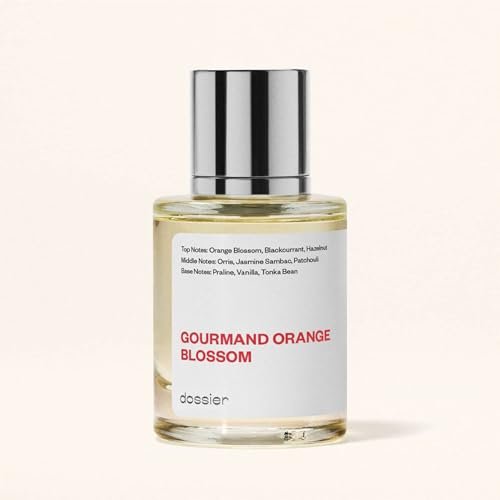 Dossier Gourmand Orange Blossom Eau de Parfum – Inspired by La Vie Est Belle – 1.7 Fl Oz (50ml) – Vegan & Paraben-Free Women's Luxury Scent Avelisse