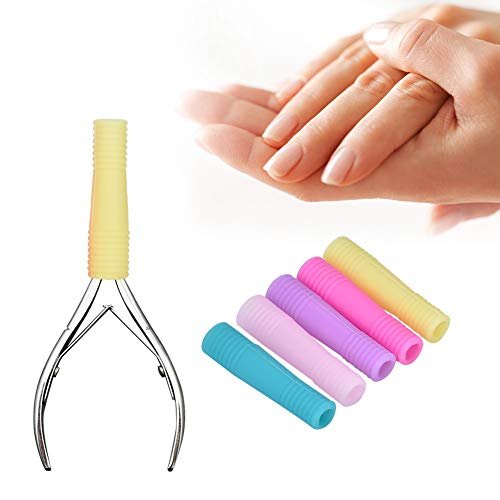 Silicone Cuticle Trimmer Nippers Covers – Protective Sleeves for Manicure & Pedicure Tools (2 Pack) - görsel 2