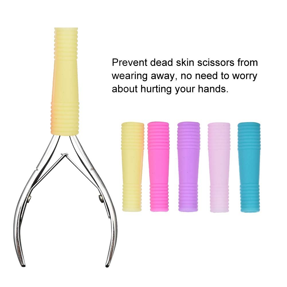 Silicone Cuticle Trimmer Nippers Covers – Protective Sleeves for Manicure & Pedicure Tools (2 Pack) - görsel 3
