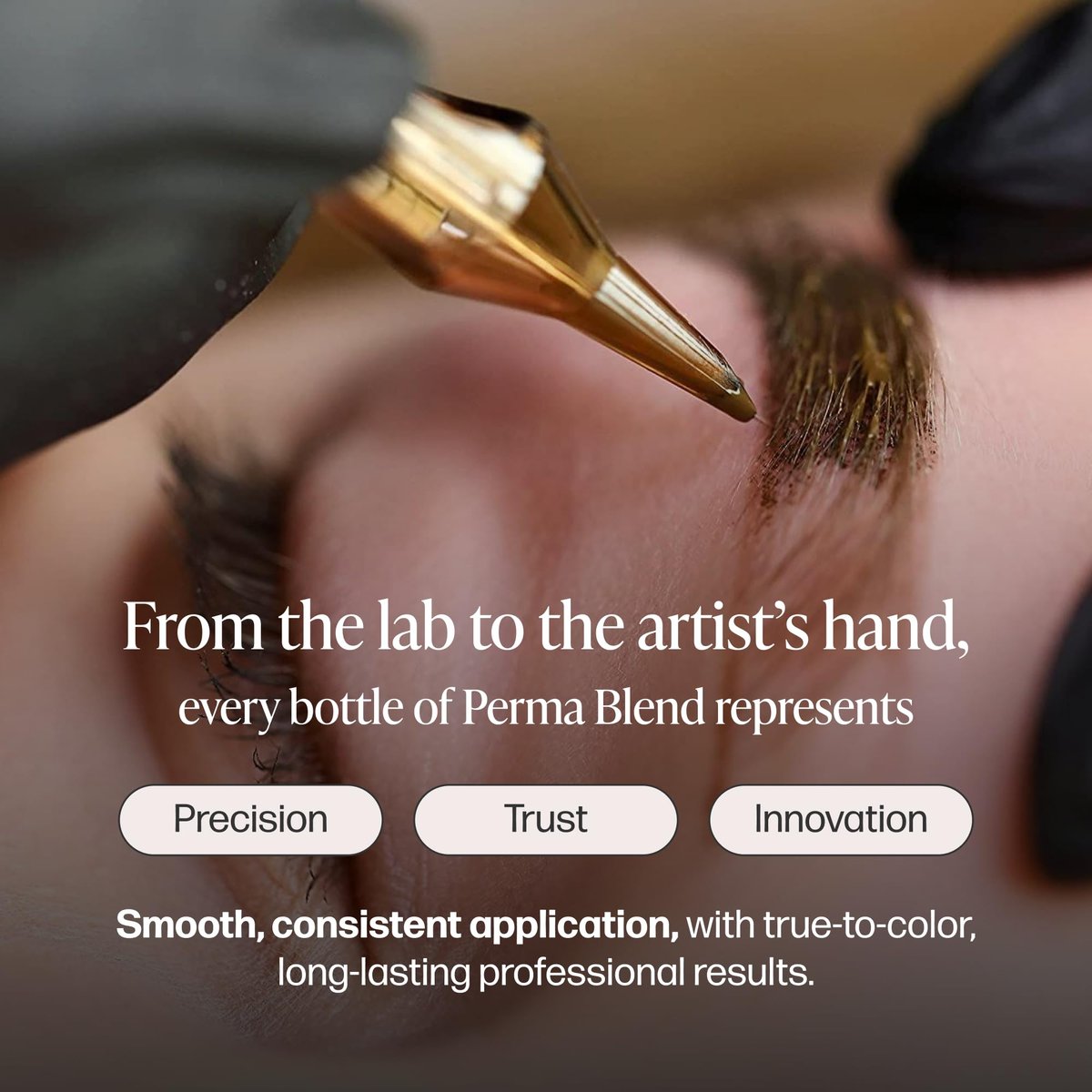 Perma Blend Double Black Microblading Ink – Professional Permanent Eyeliner Tattoo Ink, Dark Carbon Based, Vegan (0.5 oz) Avelisse