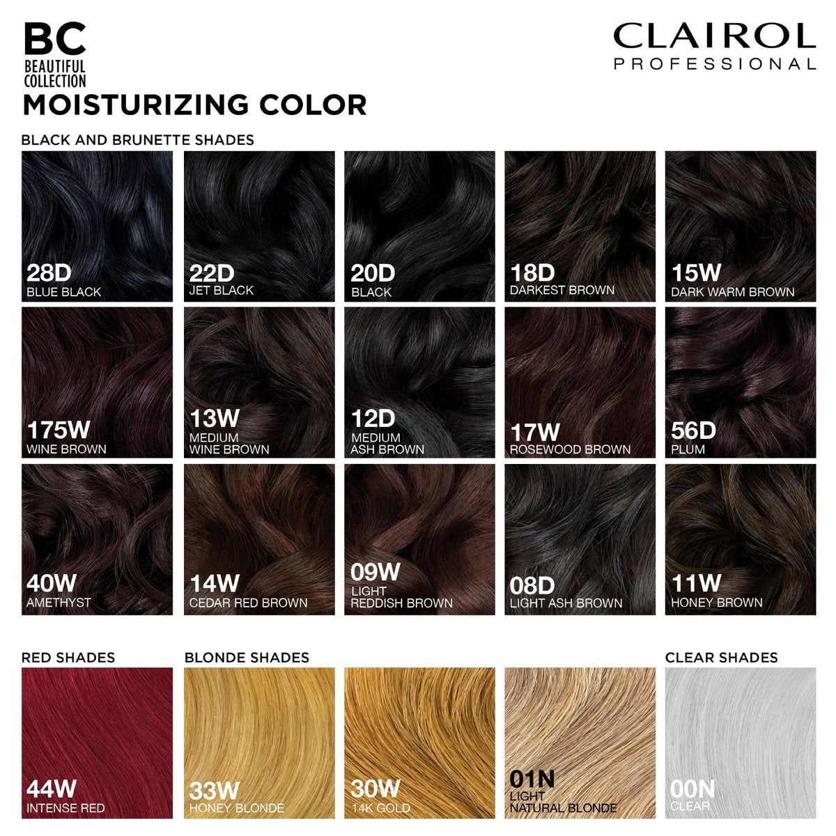 Clairol Professional Beautiful Collection Hair Color - 17W Rosewood Brown (3 oz) - görsel 17