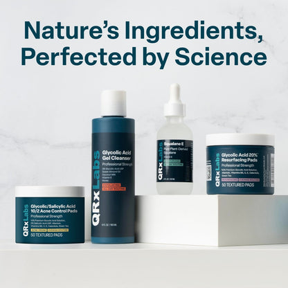 QRxLabs Glycolic Acid Toner - 10% Glycolic Acid Exfoliant with Salicylic Acid - Hydrating Face Exfoliator - Pore Toner & BHA Liquid Exfoliant with Witch Hazel - 6 Fl Oz Avelisse