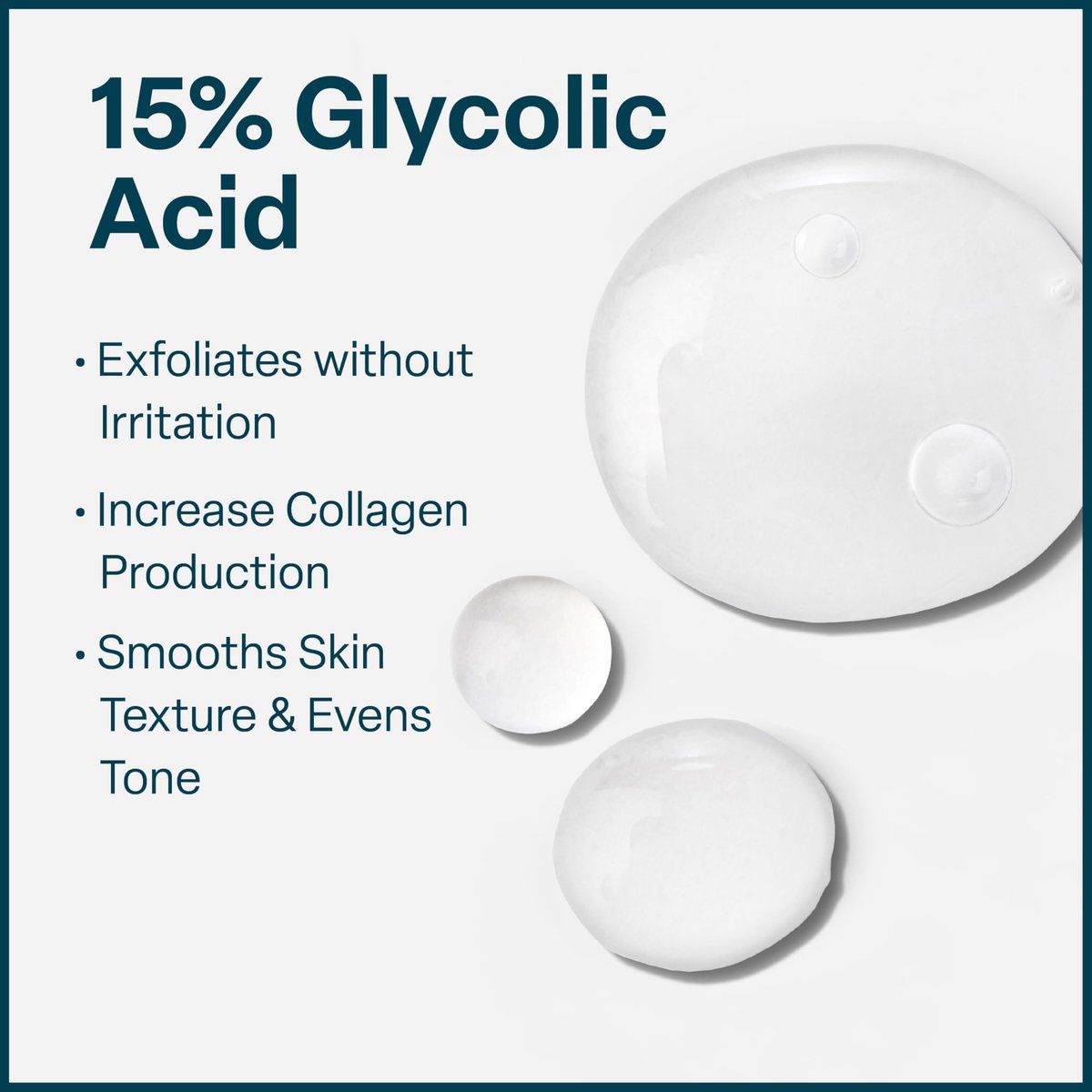 QRxLabs 15% Glycolic Acid Renewal Serum – Exfoliating AHA Serum for Smoother, Brighter Skin – 1 Fl Oz Avelisse