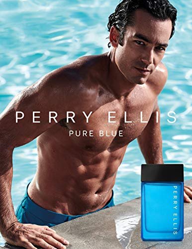 Perry Ellis Pure Blue Men 3.4 oz EDT Spray - Fresh Aquatic Fragrance Avelisse
