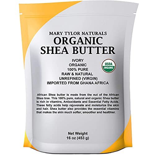Organic Shea Butter 1 lb - Raw, Unrefined, Ivory from Ghana - Mary Tylor Naturals - görsel 12