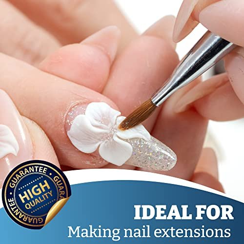 Mia Secret Clear Brush-On Nail Sculpting Gel - Builder Gel for Nail Extensions & Natural Nails (0.5 oz) Avelisse
