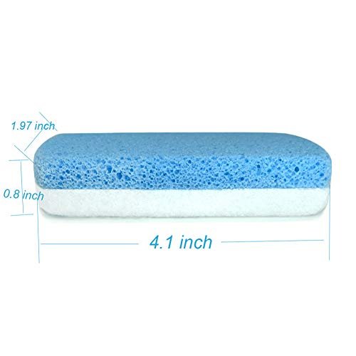 Maryton Glass Pumice Stone for Feet - Callus Remover & Foot Scrubber, Pedicure Exfoliator Tool (Pack of 2, Blue) - görsel 6