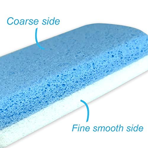 Maryton Glass Pumice Stone for Feet - Callus Remover & Foot Scrubber, Pedicure Exfoliator Tool (Pack of 2, Blue) - görsel 8