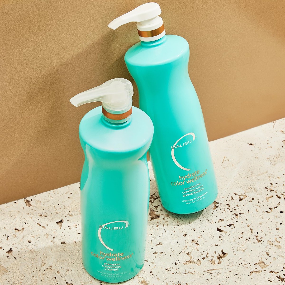Malibu C Hard Water Wellness Shampoo and Conditioner Duo – Hydrating Hair Care for Shine & Manageability – Protects from Waterborne Elements That Cause Dry, Damaged Hair (33.8 oz) Avelisse