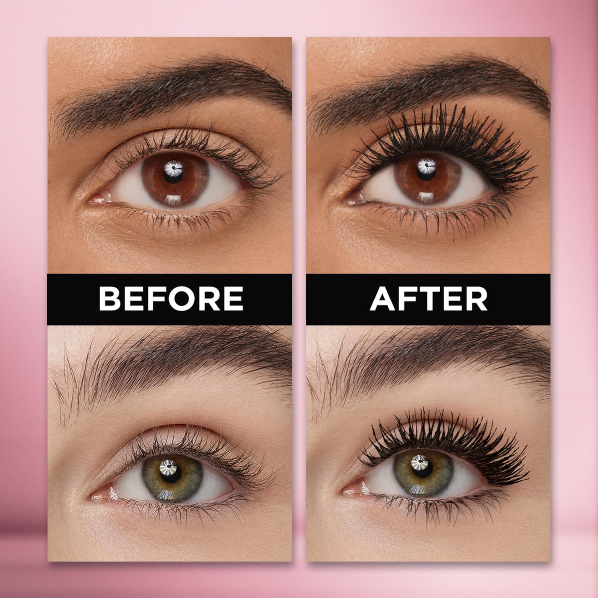 L'Oreal Paris Voluminous Lash Paradise Mascara, Washable Black, 0.28 Fl Oz (Pack of 2) Avelisse