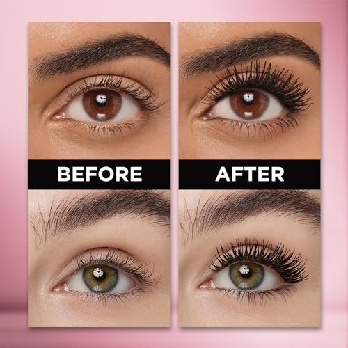 L'Oreal Paris Voluminous Lash Paradise Mascara, Washable Black, 0.28 Fl Oz (Pack of 2) Avelisse