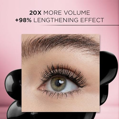 L'Oreal Paris Voluminous Lash Paradise Mascara, Washable Black, 0.28 Fl Oz (Pack of 2) Avelisse