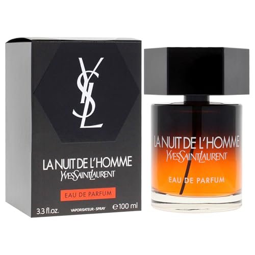Yves Saint Laurent La Nuit De L'Homme Eau de Parfum, 3.3 Fl Oz - Intense & Seductive Men's Fragrance Avelisse