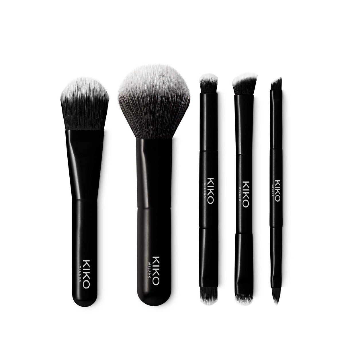 KIKO Milano Travel Brush Set – 5 Professional Brushes in Travel Pouch - görsel 3