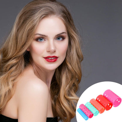 Blulu 72-Piece Multicolor Magnetic Rollers Set - 54 Hair Rollers, 18 Duck Teeth Bows, and Hair Clips for Voluminous Curls Avelisse