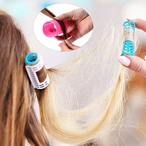 Blulu 72-Piece Multicolor Magnetic Rollers Set - 54 Hair Rollers, 18 Duck Teeth Bows, and Hair Clips for Voluminous Curls Avelisse