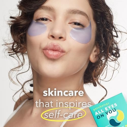 Patchology All Eyes On You Under Eye Mask - Retinol, Collagen & Green Tea Infused Eye Gels for Dark Circles, Puffiness, & Wrinkles - 6 Pairs Avelisse