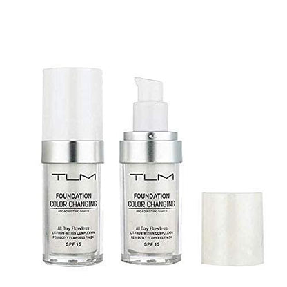 KOSIMI TLM Color Changing Foundation – 30ml White Liquid Base That Matches Your Skin Tone