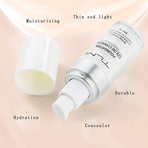 KOSIMI TLM Color Changing Foundation – 30ml White Liquid Base That Matches Your Skin Tone - görsel 4