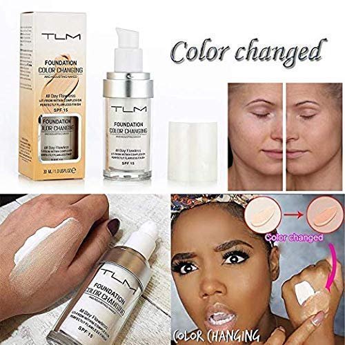 KOSIMI TLM Color Changing Foundation – 30ml White Liquid Base That Matches Your Skin Tone - görsel 8