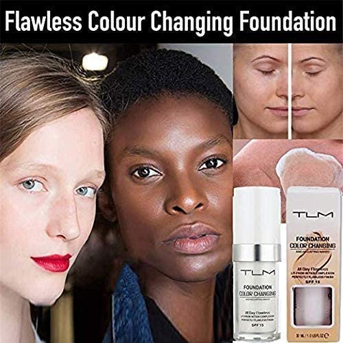 KOSIMI TLM Color Changing Foundation – 30ml White Liquid Base That Matches Your Skin Tone - görsel 6