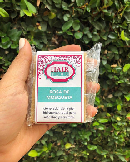 Hair Plus JABÓN ROSA DE MOSQUETA – Rosehip Soap 4.5 Oz