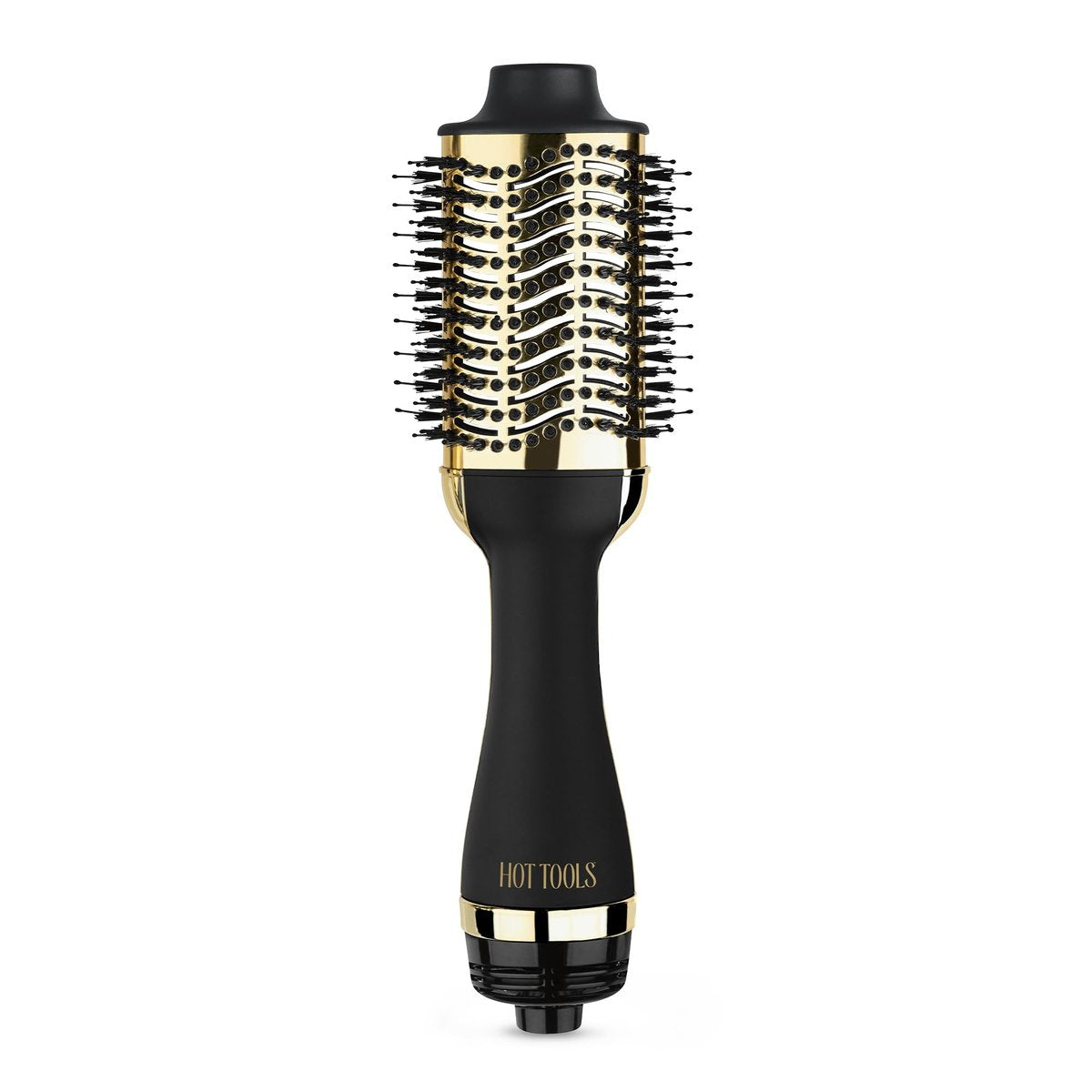 HOT TOOLS 24K Gold Blow Dryer Brush - Round Brush Blow Dryer for Salon-Worthy Blowouts in One Step Avelisse
