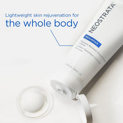 NEOSTRATA Glycolic Renewal Smoothing Lotion - Lightweight Oil-Free & Fragrance-Free Face, Body & Hand Lotion (6.8 oz) Avelisse
