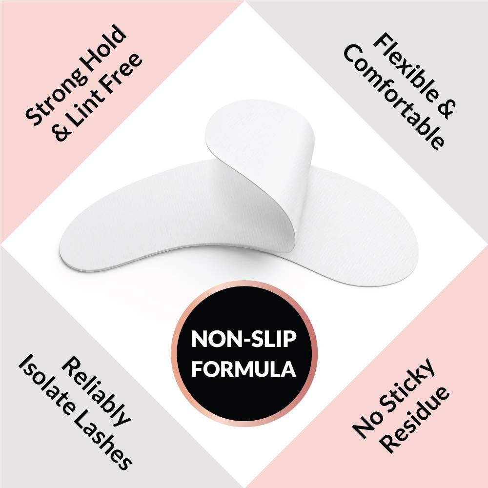 100 Pairs Under Eye Pads for Lash Extensions - Lint Free Hydrogel Eye Patches with Vitamin C & Aloe Vera for Eyelash Extension & Lash Lift - Professional Esthetician Gel Undereye Eyepads Avelisse