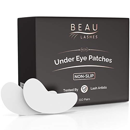 100 Pairs Under Eye Pads for Lash Extensions - Lint Free Hydrogel Eye Patches with Vitamin C & Aloe Vera for Eyelash Extension & Lash Lift - Professional Esthetician Gel Undereye Eyepads Avelisse