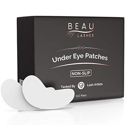 100 Pairs Under Eye Pads for Lash Extensions - Lint Free Hydrogel Eye Patches with Vitamin C & Aloe Vera for Eyelash Extension & Lash Lift - Professional Esthetician Gel Undereye Eyepads Avelisse