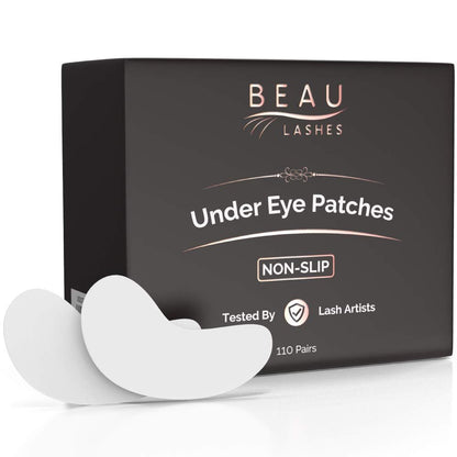 100 Pairs Under Eye Pads for Lash Extensions - Lint Free Hydrogel Eye Patches with Vitamin C & Aloe Vera for Eyelash Extension & Lash Lift - Professional Esthetician Gel Undereye Eyepads Avelisse
