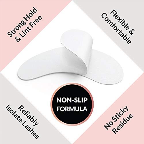 100 Pairs Under Eye Pads for Lash Extensions - Lint Free Hydrogel Eye Patches with Vitamin C & Aloe Vera for Eyelash Extension & Lash Lift - Professional Esthetician Gel Undereye Eyepads Avelisse