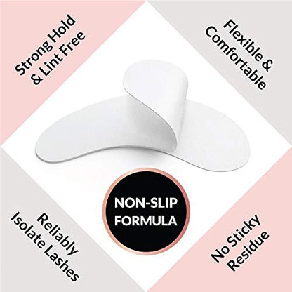 100 Pairs Under Eye Pads for Lash Extensions - Lint Free Hydrogel Eye Patches with Vitamin C & Aloe Vera for Eyelash Extension & Lash Lift - Professional Esthetician Gel Undereye Eyepads Avelisse