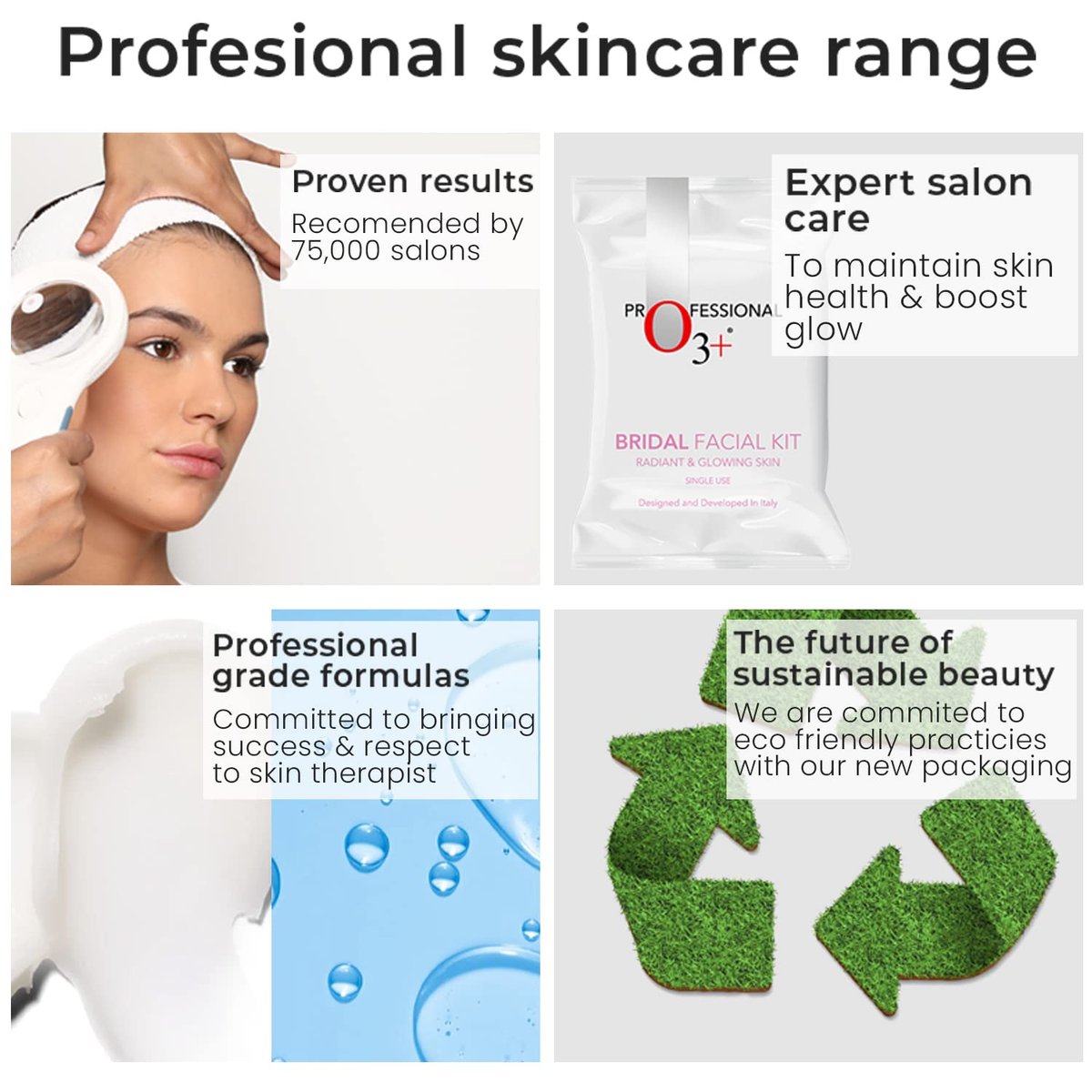O3+ Bridal Facial Kit for Radiant & Glowing Skin - 120g Single Use Avelisse