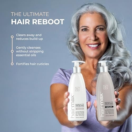 Hairmax Anti-Thinning Shampoo & Conditioner Set – Sulfate-Free, Paraben-Free Hair & Scalp Therapy, 10 fl oz Each Avelisse