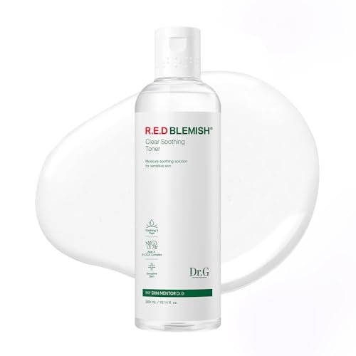 Dr. G R.E.D. Blemish Clear Soothing Toner - Korean Soothing Toner for Glowing Skin - Soothes Irritation, Clear Skin - Mild Exfoliant with AHA, BHA & Centella Asiatica - 10.14 fl oz - görsel 2