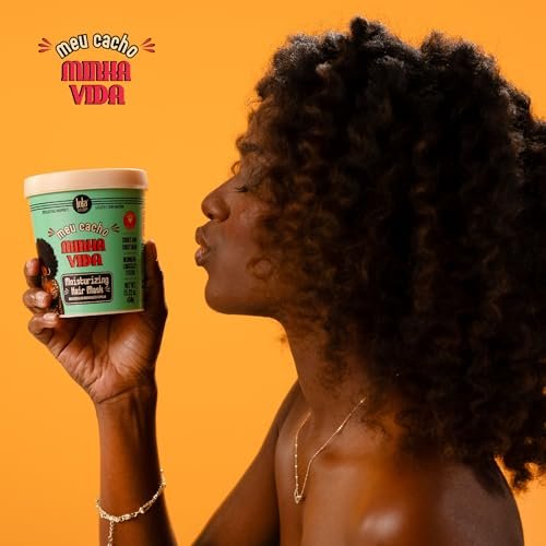 Lola From Rio Meu Cacho Minha Vida Moisturizing Hair Mask – Deep Conditioning Treatment for Dry, Damaged Curly Hair (15.87 Fl Oz) Avelisse