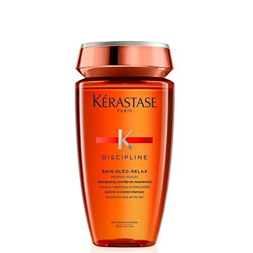 Kerastase Discipline Oleo-Relax Shampoo - Oil-Infused Anti-Frizz Shampoo for Moisture and Protection, 8.5 Fl Oz Avelisse