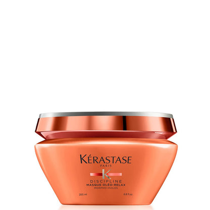 Kérastase Discipline Masque Oleo-Relax Hair Mask – Deep Nourishing & Moisturizing Hair Mask with Shorea Butter and Coconut Oil for All Hair Types, 6.8 Fl Oz Avelisse