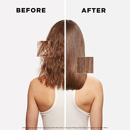 Kerastase Discipline Oleo-Relax Shampoo - Oil-Infused Anti-Frizz Shampoo for Moisture and Protection, 8.5 Fl Oz Avelisse