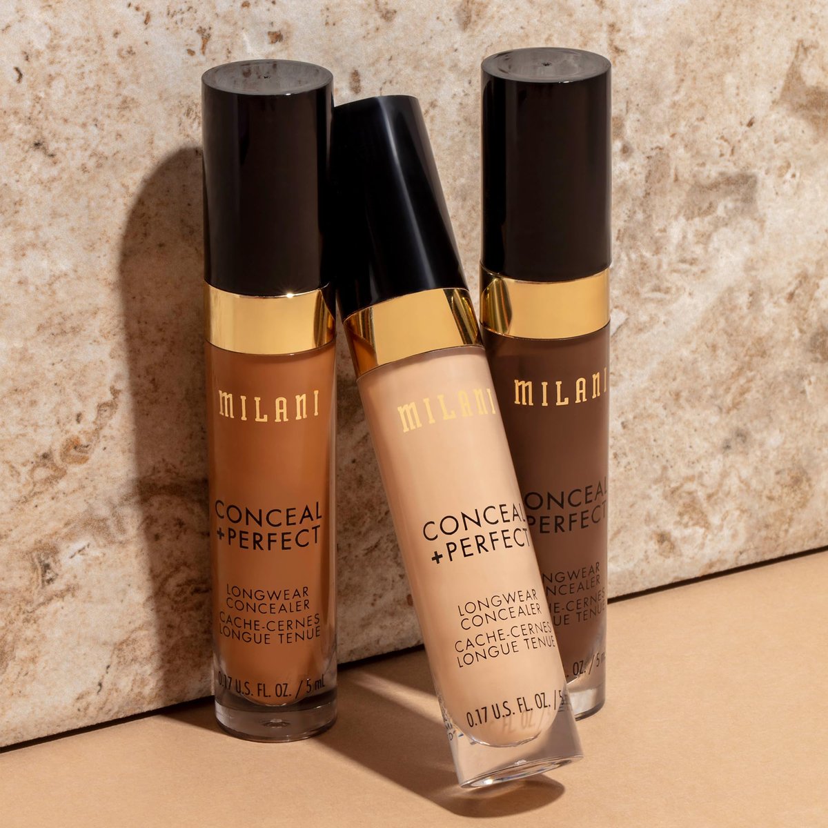 Milani Conceal + Perfect Longwear Concealer - Full Coverage, Light Nude - 0.17 oz - görsel 10