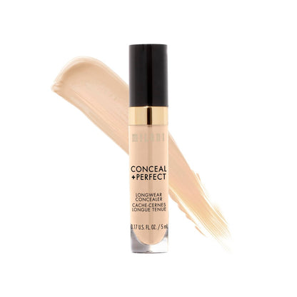 Milani Conceal + Perfect Longwear Concealer - Full Coverage, Light Nude - 0.17 oz