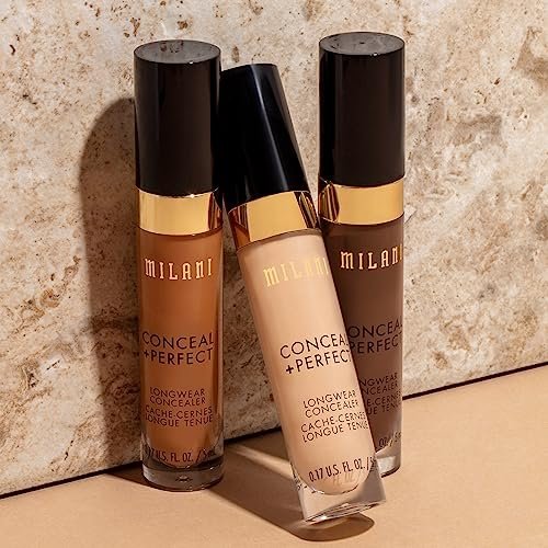 Milani Conceal + Perfect Longwear Concealer - Full Coverage, Light Nude - 0.17 oz - görsel 9