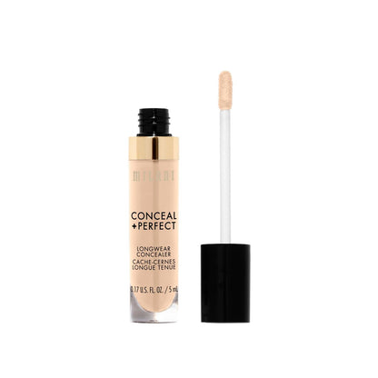 Milani Conceal + Perfect Longwear Concealer - Full Coverage, Light Nude - 0.17 oz