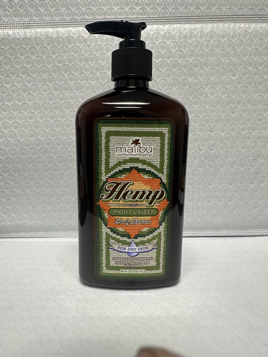 Malibu Tan Hemp Moisturizer Body Lotion for Dry Skin - 18 fl oz (2-Pack) Avelisse