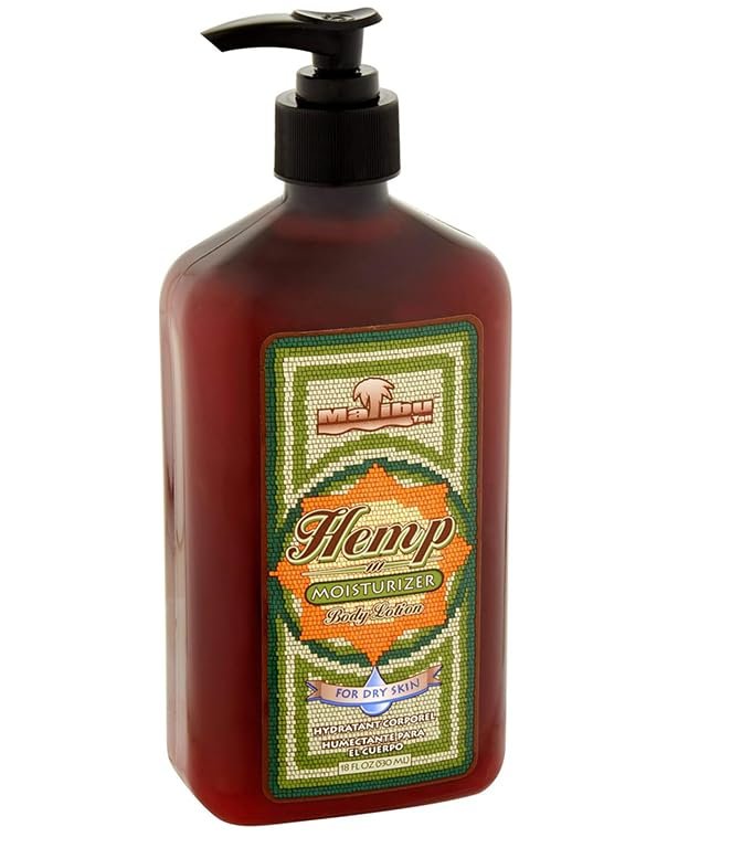 Malibu Tan Hemp Moisturizer Body Lotion for Dry Skin - 18 fl oz (2-Pack) Avelisse